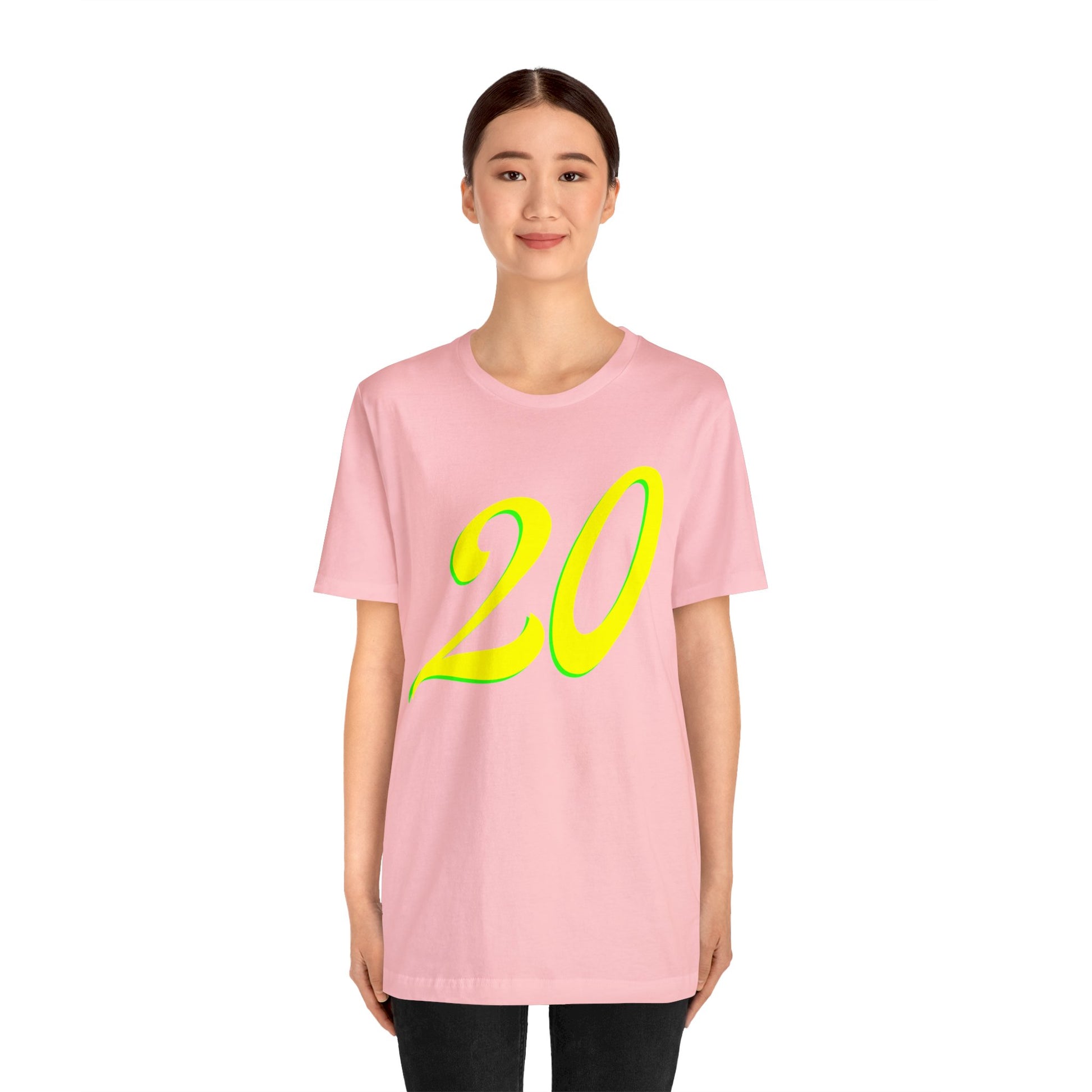 Number 20 Design - Soft Cotton Tee for birthdays and celebrations, Gift for friends and family, Multiple Options by clothezy.com in Asphalt Size Medium - Buy Now