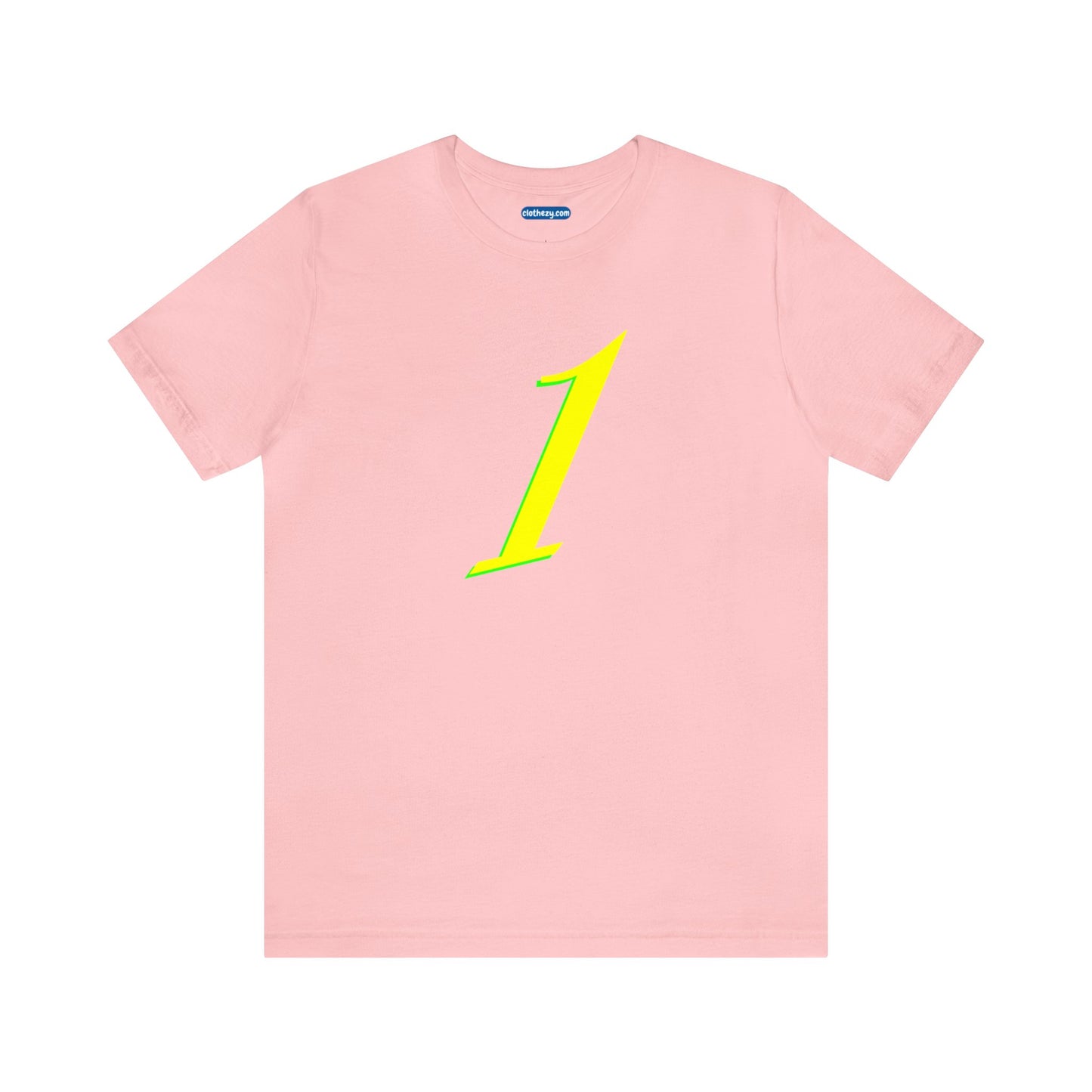 Number 1 Design - Soft Cotton Tee for birthdays and celebrations, Gift for friends and family, Multiple Options by clothezy.com in Red Size Small - Buy Now