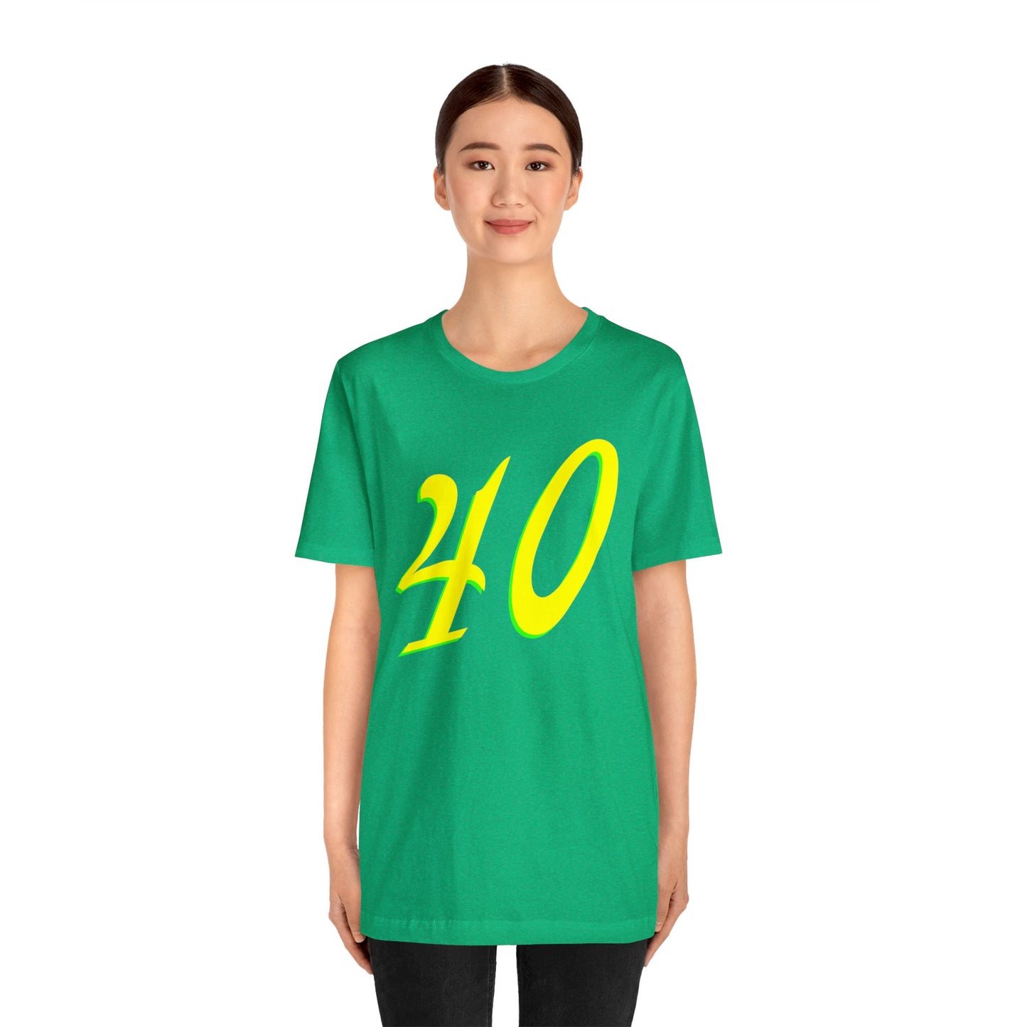 Number 40 Design - Soft Cotton Tee for birthdays and celebrations, Gift for friends and family, Multiple Options by clothezy.com in Asphalt Size Medium - Buy Now