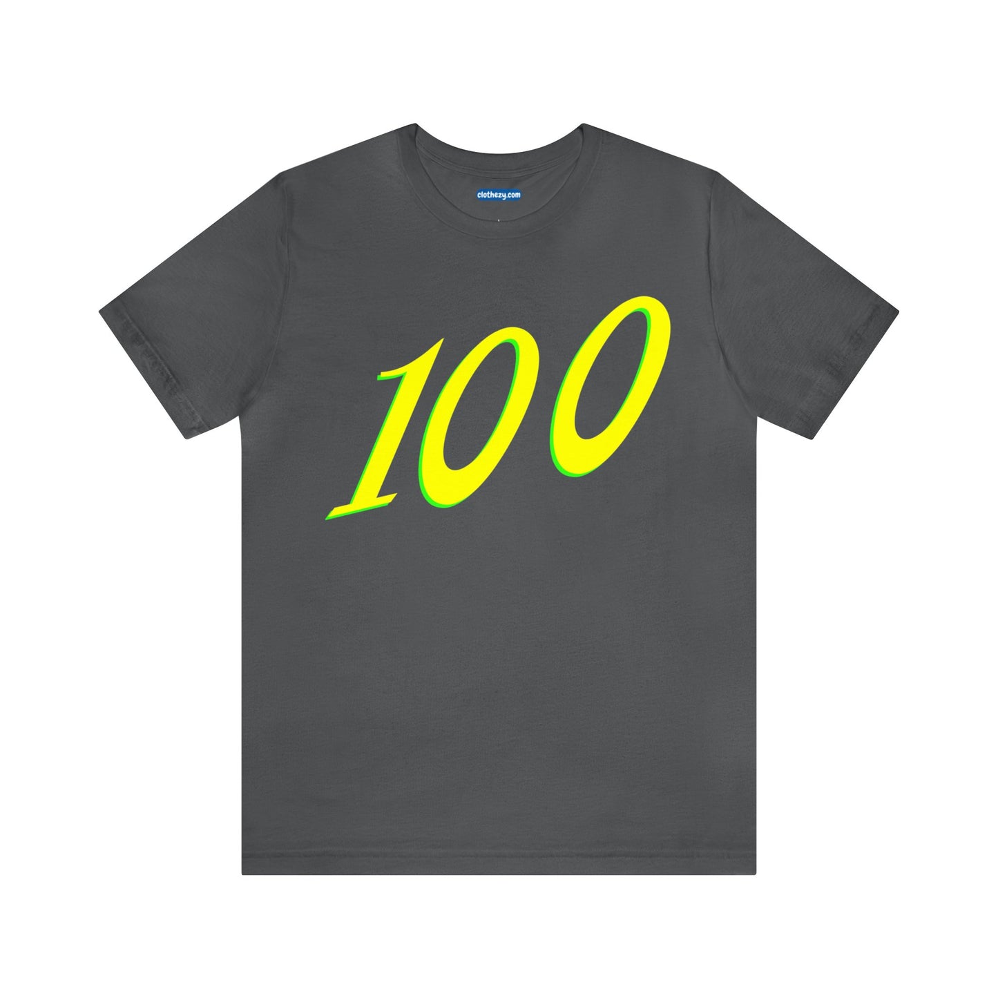 Number 100 Design - Soft Cotton Tee for birthdays and celebrations, Gift for friends and family, Multiple Options by clothezy.com in Black Size Small - Buy Now