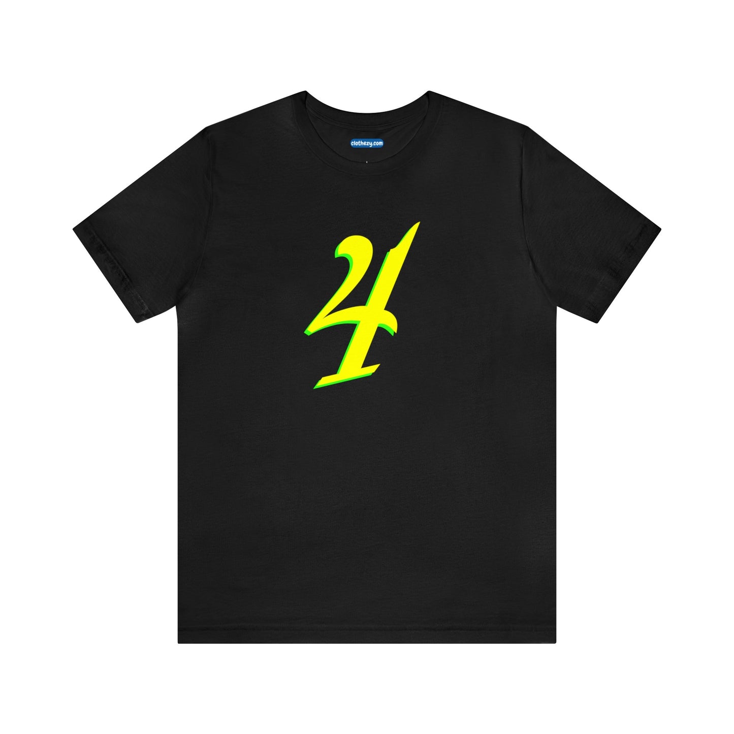 Number 4 Design - Soft Cotton Tee for birthdays and celebrations, Gift for friends and family, Multiple Options by clothezy.com in Asphalt Size Small - Buy Now