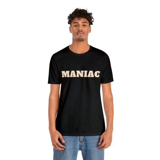 Maniac - Unisex Adult Tee by clothezy.com in Black - Buy Now