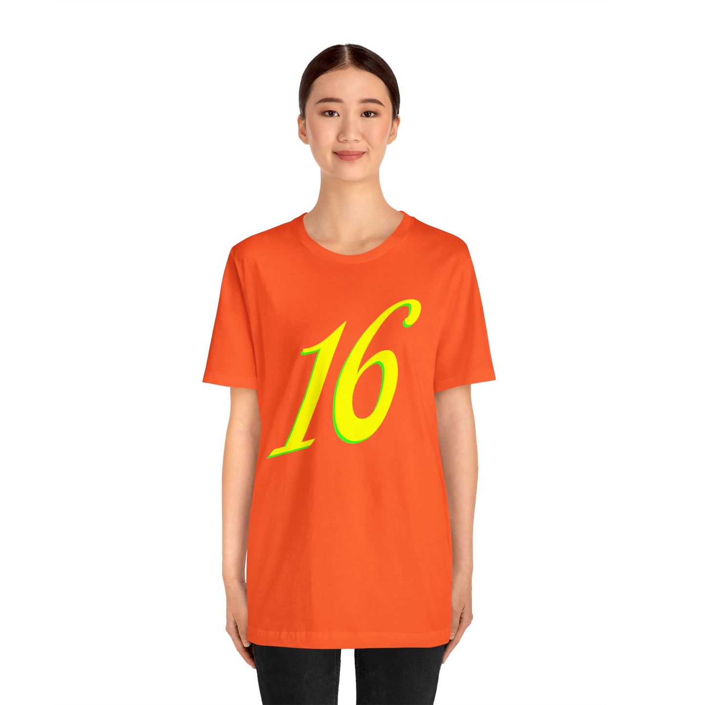 Number 16 Design - Soft Cotton Tee for birthdays and celebrations, Gift for friends and family, Multiple Options by clothezy.com in Asphalt Size Medium - Buy Now