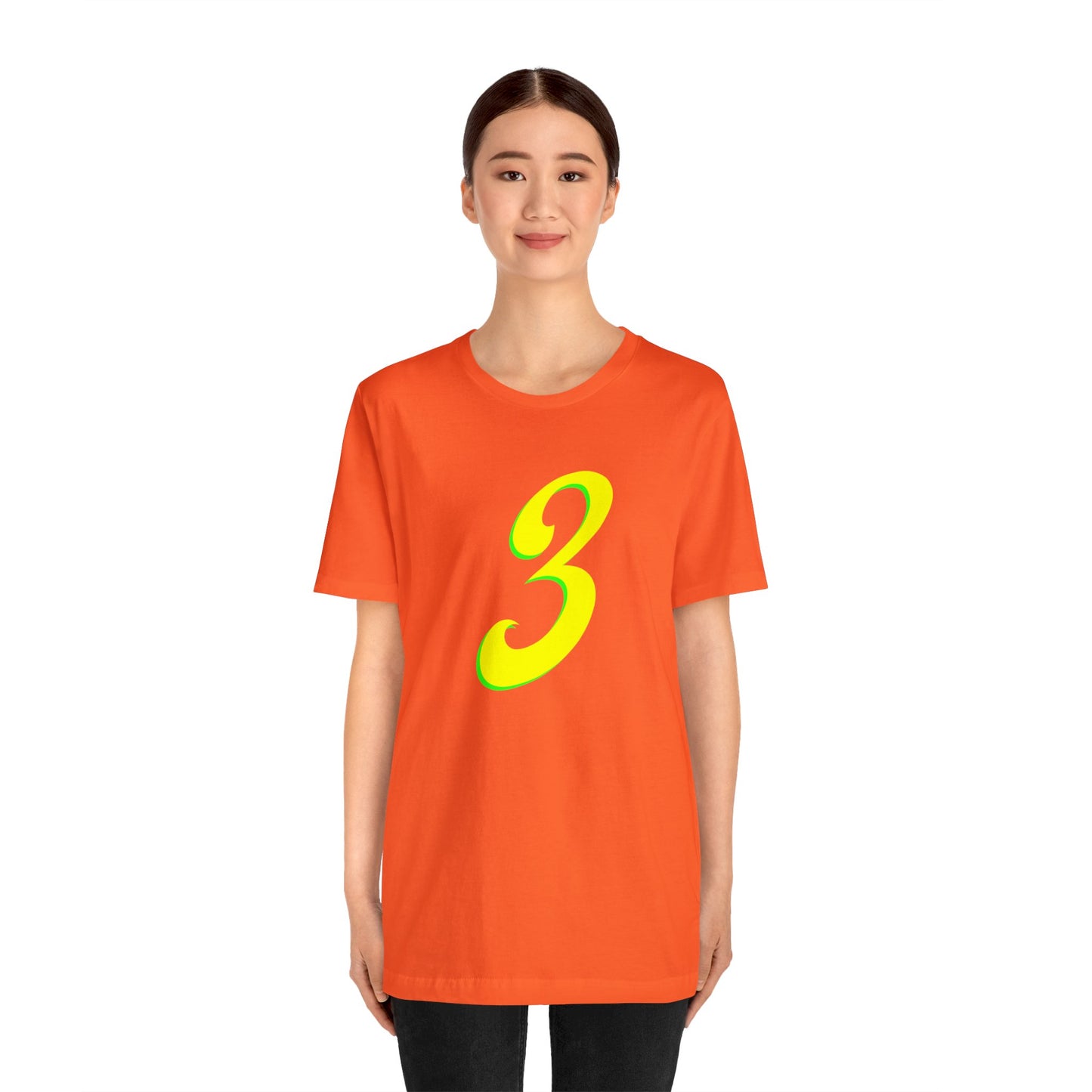 Number 3 Design - Soft Cotton Tee for birthdays and celebrations, Gift for friends and family, Multiple Options by clothezy.com in Asphalt Size Medium - Buy Now
