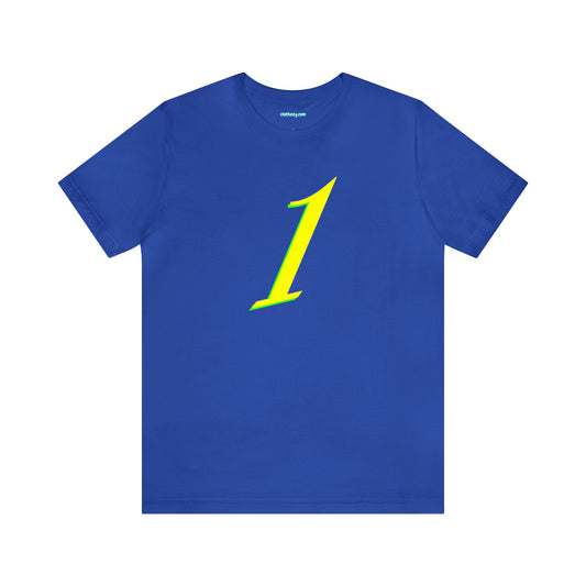 Number 1 Design - Soft Cotton Tee for birthdays and celebrations, Gift for friends and family, Multiple Options by clothezy.com in Asphalt Size Small - Buy Now