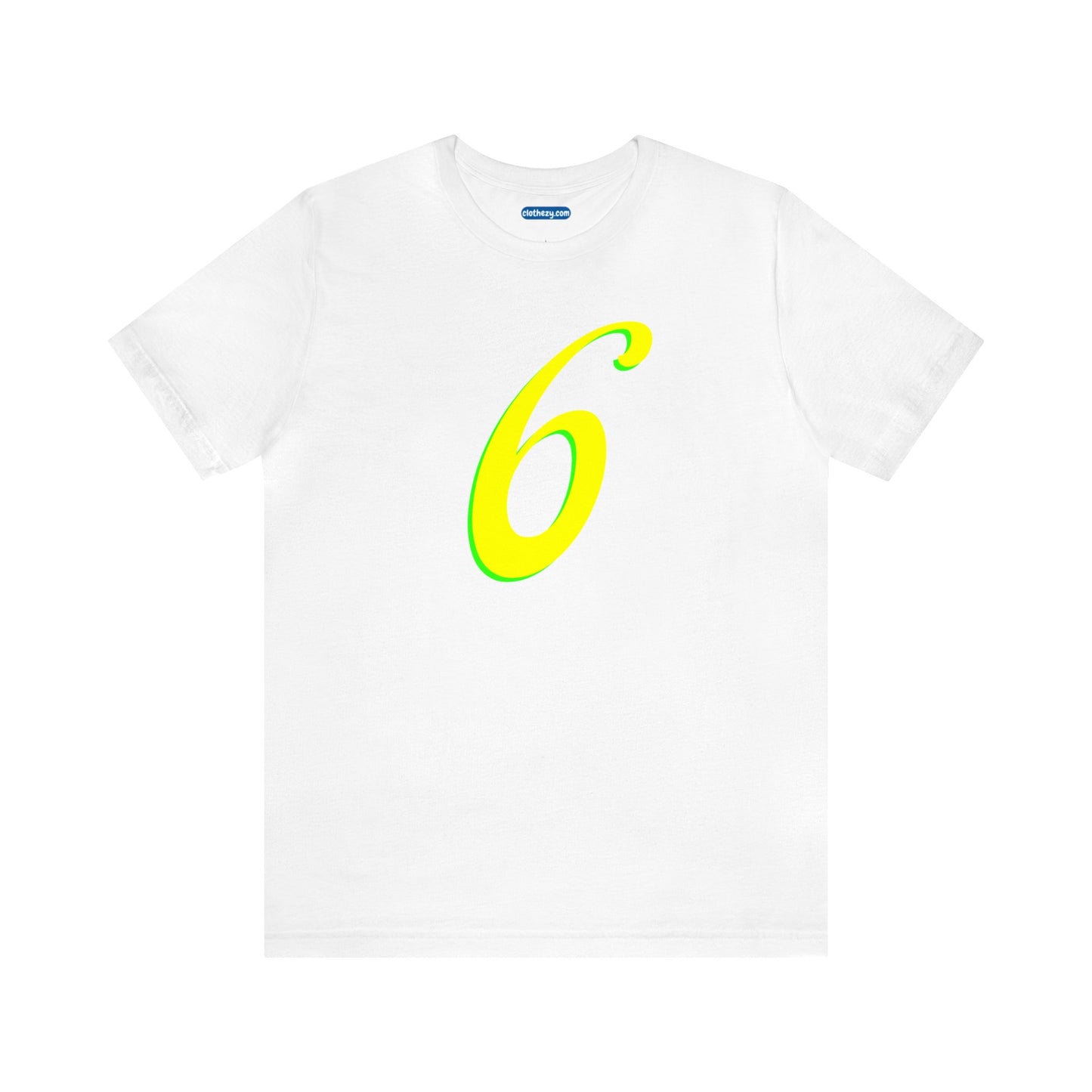 Number 6 Design - Soft Cotton Tee for birthdays and celebrations, Gift for friends and family, Multiple Options by clothezy.com in Olive Heather Size Small - Buy Now
