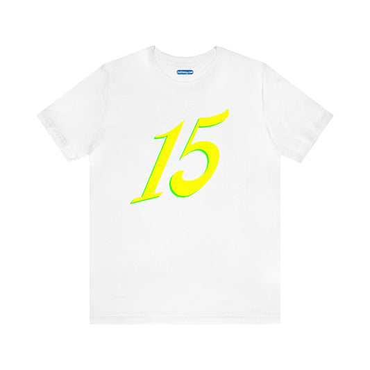 Number 15 Design - Soft Cotton Tee for birthdays and celebrations, Gift for friends and family, Multiple Options by clothezy.com in Asphalt Size Small - Buy Now