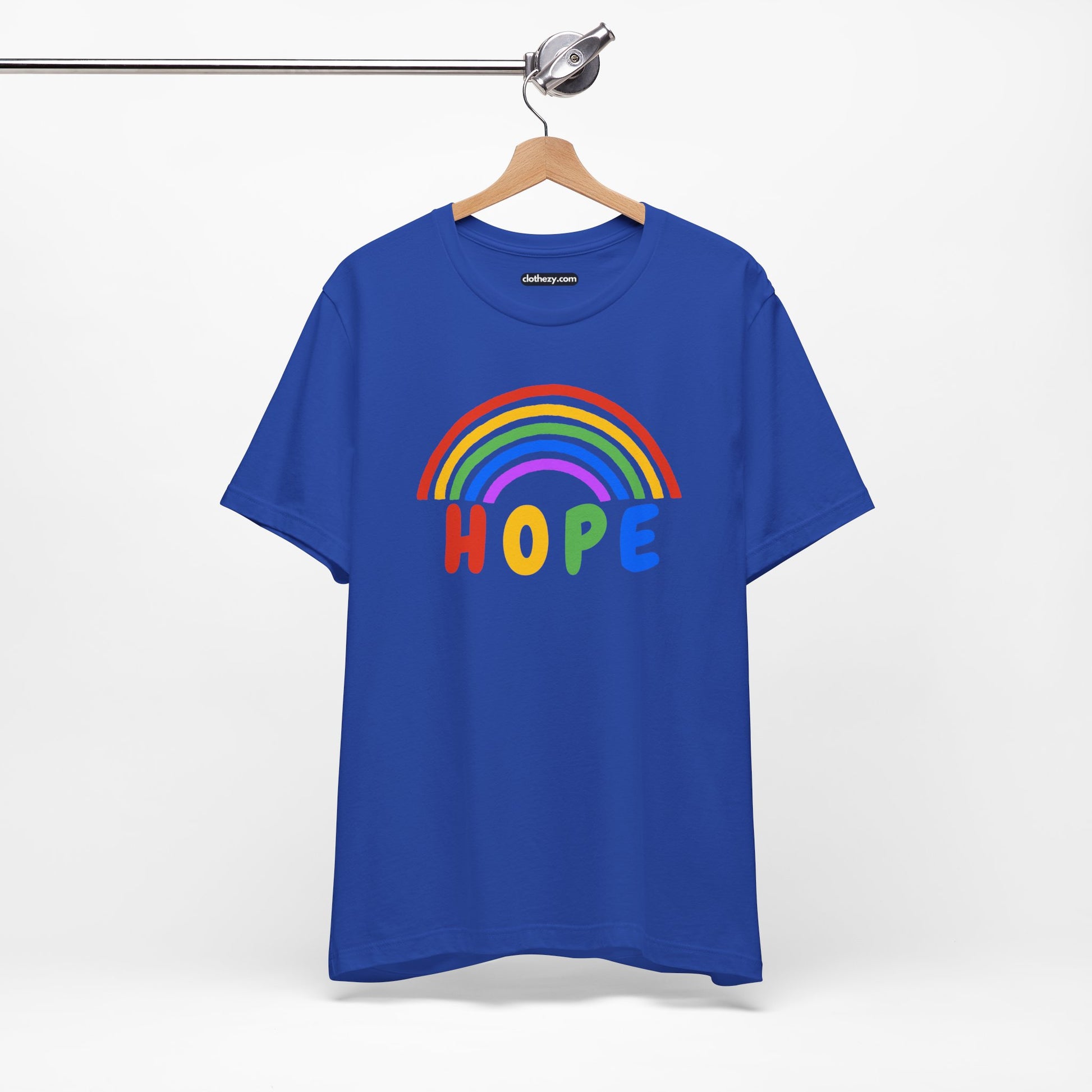 Rainbow Hope - Soft Cotton Adult Unisex T-Shirt, Gift for friends and family, Gift for friends and family by clothezy.com - Buy Now