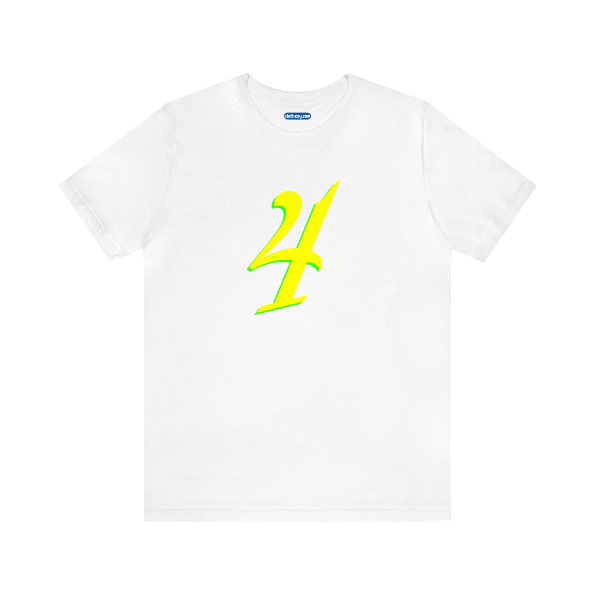 Number 4 Design - Soft Cotton Tee for birthdays and celebrations, Gift for friends and family, Multiple Options by clothezy.com in White Size Small - Buy Now
