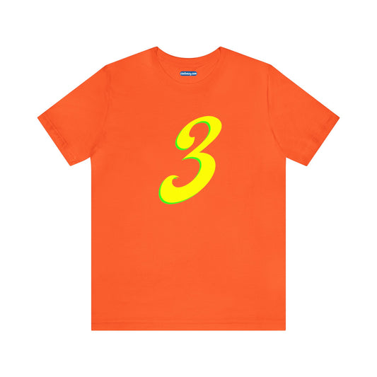 Number 3 Design - Soft Cotton Tee for birthdays and celebrations, Gift for friends and family, Multiple Options by clothezy.com in Asphalt Size Small - Buy Now