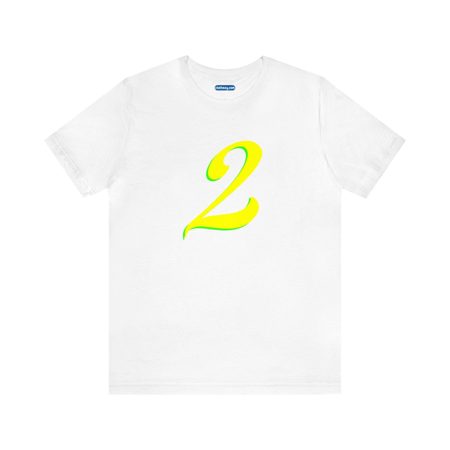 Number 2 Design - Soft Cotton Tee for birthdays and celebrations, Gift for friends and family, Multiple Options by clothezy.com in Asphalt Size Small - Buy Now