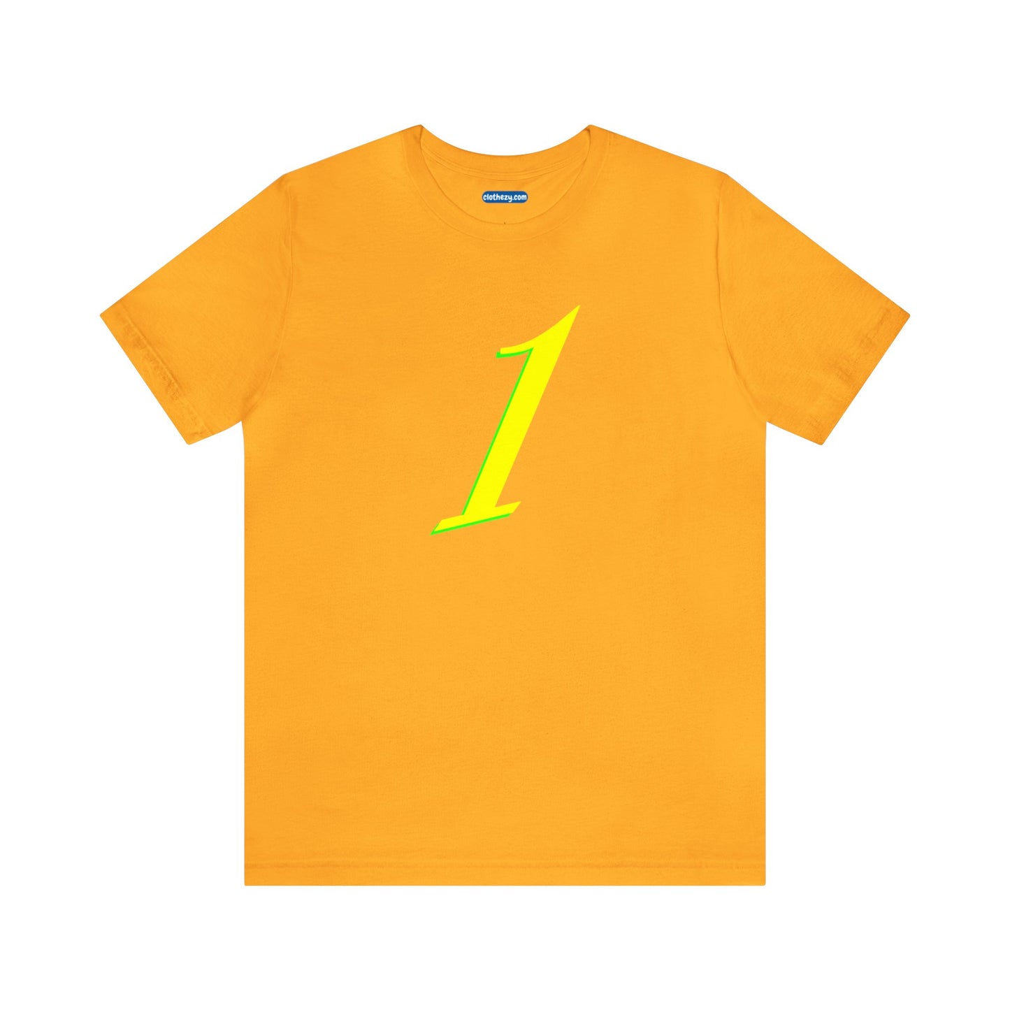 Number 1 Design - Soft Cotton Tee for birthdays and celebrations, Gift for friends and family, Multiple Options by clothezy.com in Green Heather Size Small - Buy Now